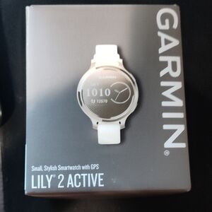 garmin Lily 2 Active Smartwatch - White BNIB